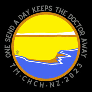 One send a day - AS Colour Mens Base Longsleeve Tee Design